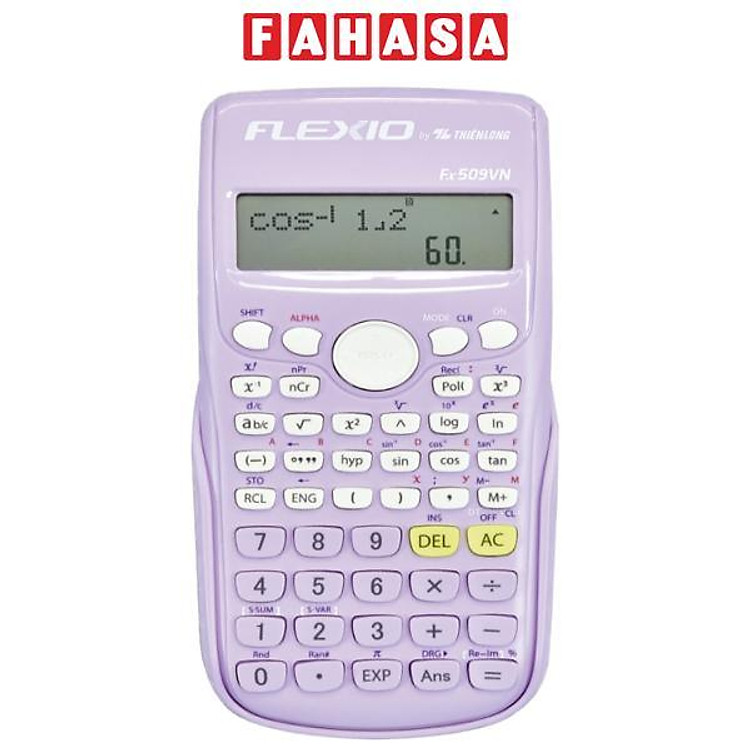 Máy Tính Khoa Học Flexio Thiên Long Fx509VN – Màu Tím