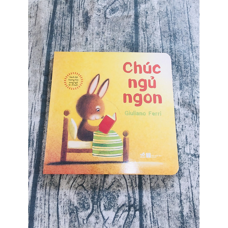 Sách Lật Tương Tác Song Ngữ 0-3 Tuổi: Chúc Ngủ Ngon