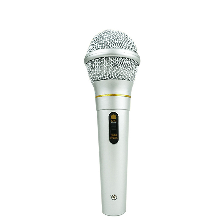 Micro Karaoke Có Dây Cực Hút Tiếng Âm Thanh Hay AK319 CBVN SF11 Bạc
