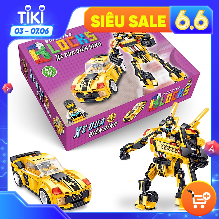 Đồ Chơi Ghép Hình Xe Đua DK81026 Chính hãng Tiết kiệm - Hình ảnh 4