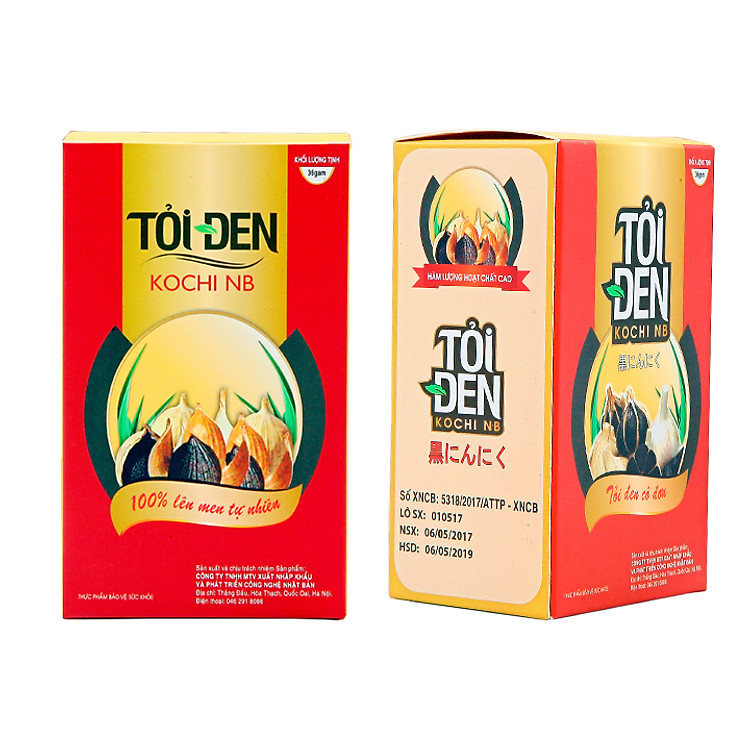 Thực phẩm chức năng Tỏi đen Kochi cô đơn 36g x 2 hộp