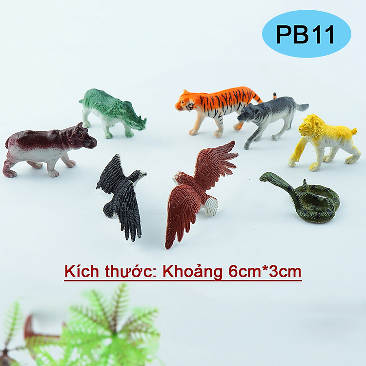 Bộ Mô Hình Nhựa Đồ Chơi (8 con)