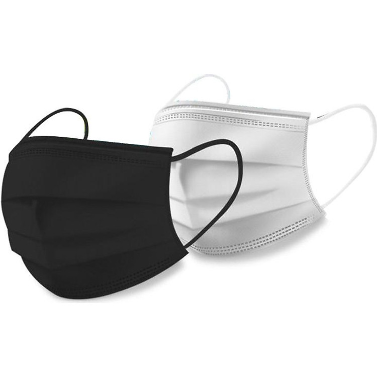 Khẩu trang kháng bụi vải không dệt - túi 10 cái có thể tái sử sau khi giặt (giao màu ngẫu nhiên)