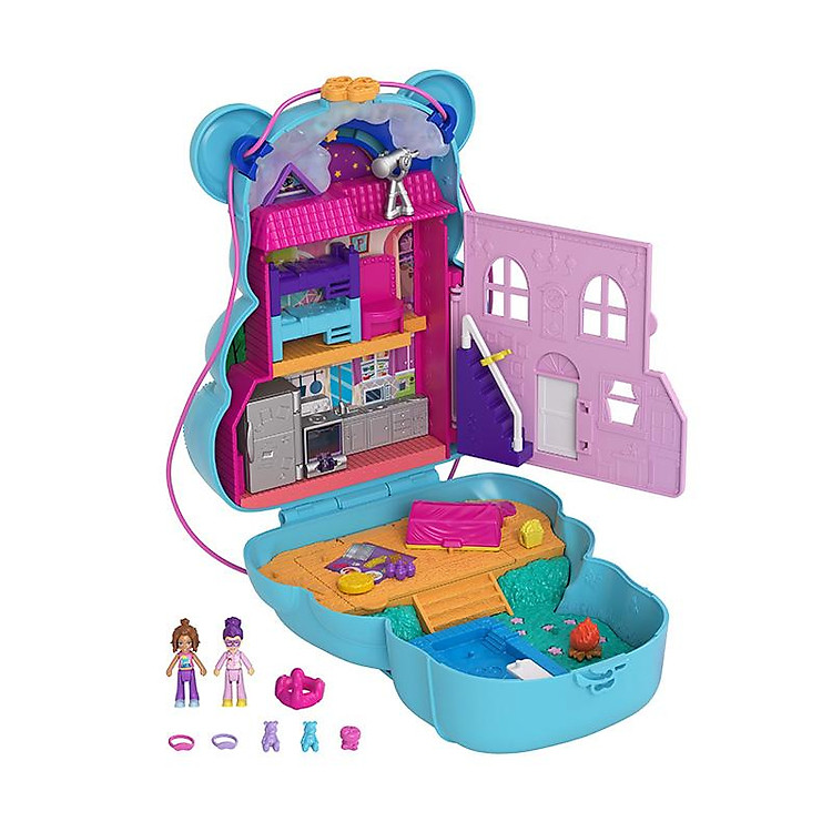 Đồ Chơi POLLY POCKET Túi Gấu Teddy Chính hãng Tiết kiệm - Hình ảnh 3