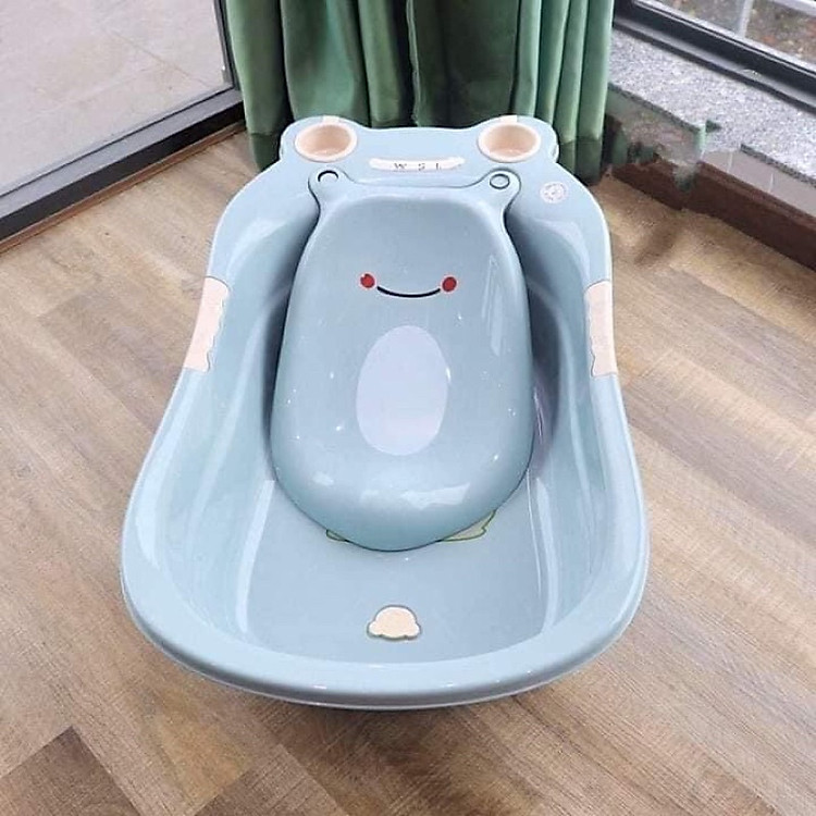 Mua Chậu tắm cho bé hình ếch dễ thương Chính hãng Tiết kiệm - Hình ảnh 2