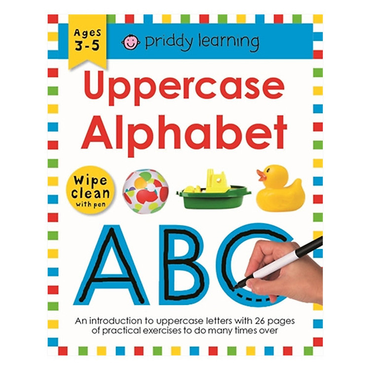 Sách Wipe Clean Workbook Uppercase Alpha