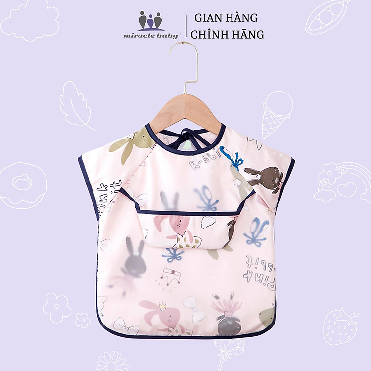 Mua Yếm Ăn MiracleBaby Silicon Chống Bám Bẩn Chính hãng Giá rẻ - Hình ảnh 4