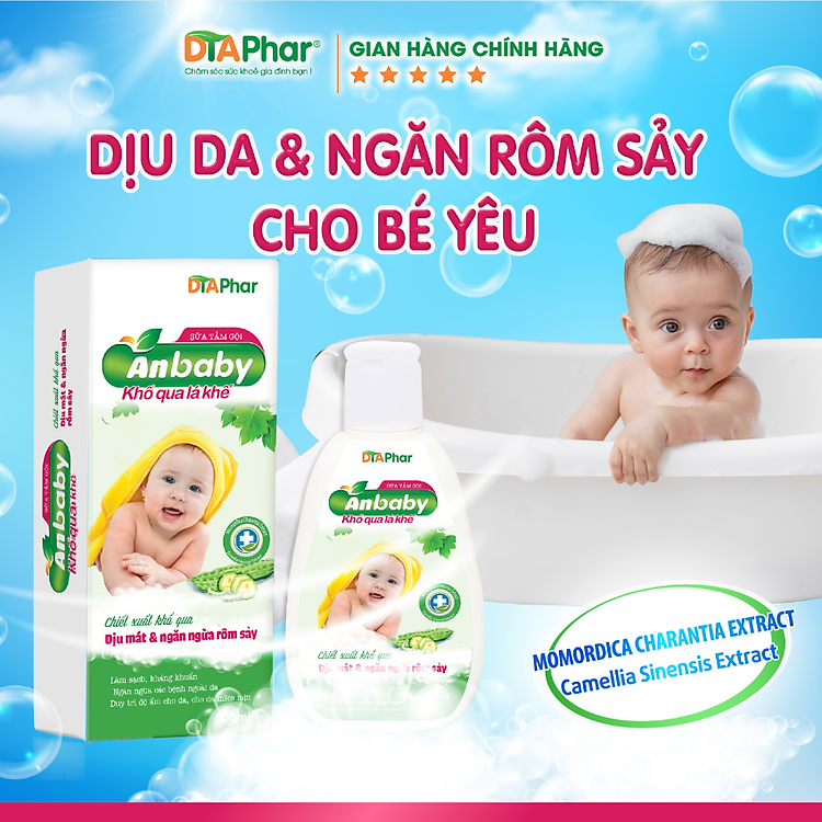 Chọn mua tại Shopee: Tắm gội Anbaby cho trẻ 100ml mua giá tốt nhất tại Shop Mall
