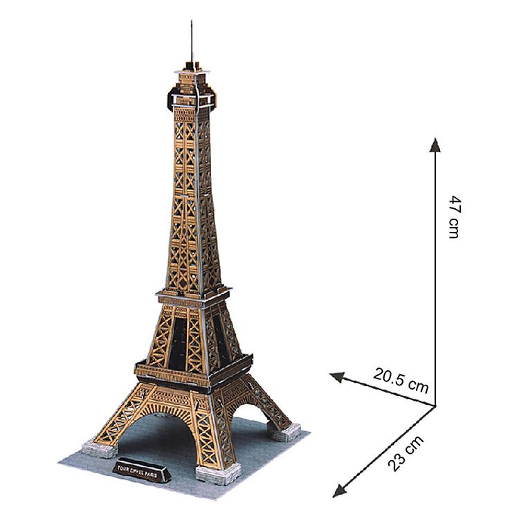 Mô Hình Giấy Tháp Eiffel Cubic Fun Chính hãng Ưu đãi - Hình ảnh 2