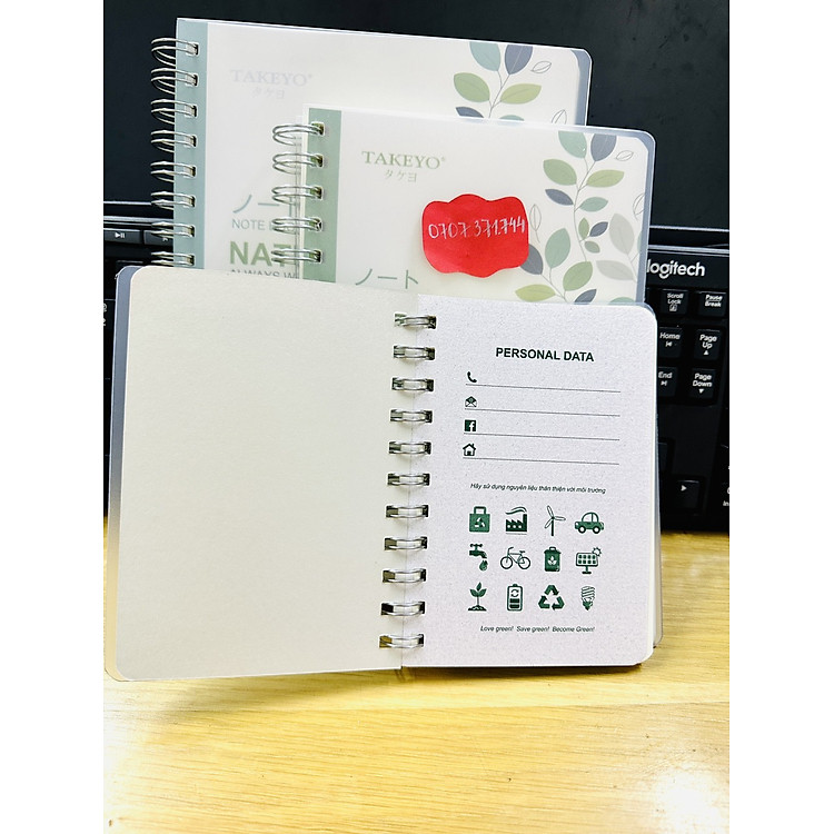 Sổ Lò Xo Takeyo A6 (200 trang) - Ảnh 3