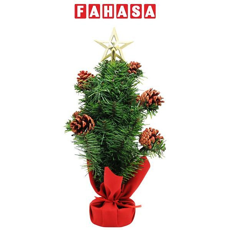 Cây Thông Mini Trang Trí Noel 38 cm - Chaang Chiia LP-T15G-P