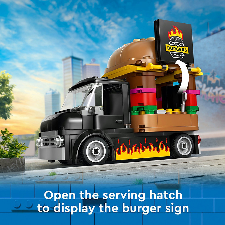 LEGO CITY 60404 Xe tải Burger Chính hãng Tiết kiệm - Hình ảnh 5