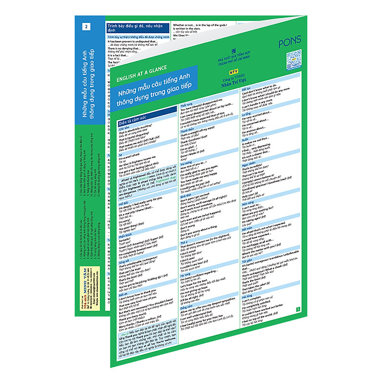 English At A Glance – Những Mẫu Câu Tiếng Anh Thông Dụng Trong Giao Tiếp - Ảnh 2