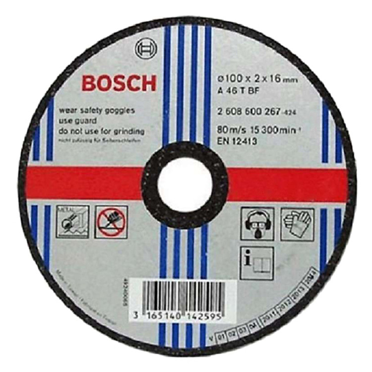 Đá Cắt Bosch (125 x 3 x 22.2mm) - Sắt