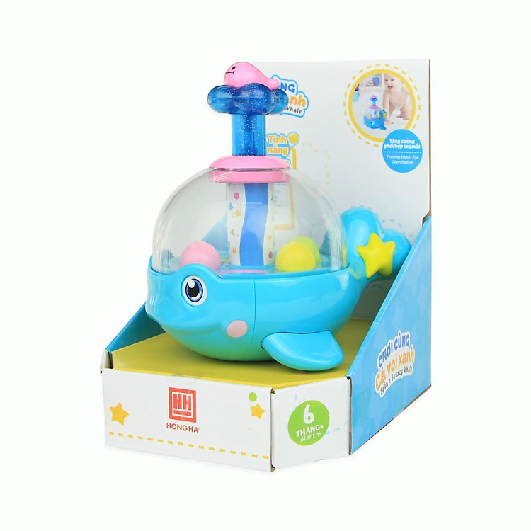 Đồ chơi Hồng Hà cá voi xanh cho bé Chính hãng Tiết kiệm - Hình ảnh 2