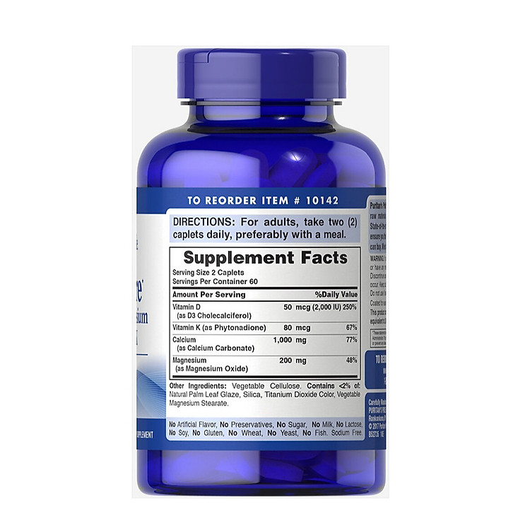 Viên uống chống loãng xương Puritan's Pride Bone Care (120 viên)