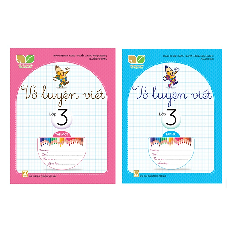 Combo 2 vở luyện viết lớp 3 (T1 + T2)