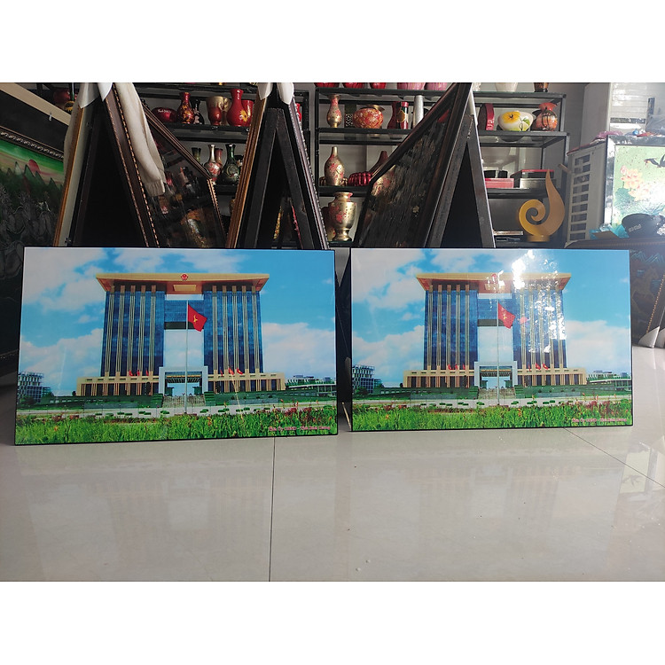 Tranh sơn mài Tỉnh Ủy UBND Tỉnh Bình Dương