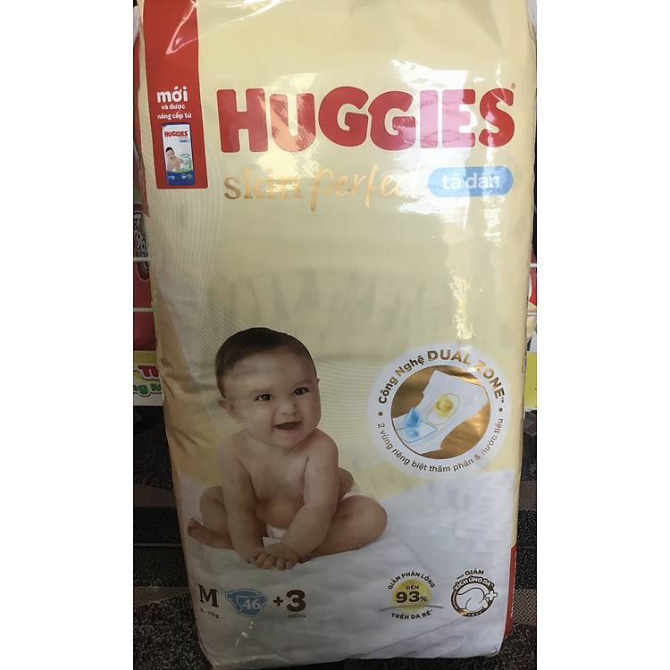 Tã dán Huggies M46 Skin Perfect Chính hãng Giá rẻ