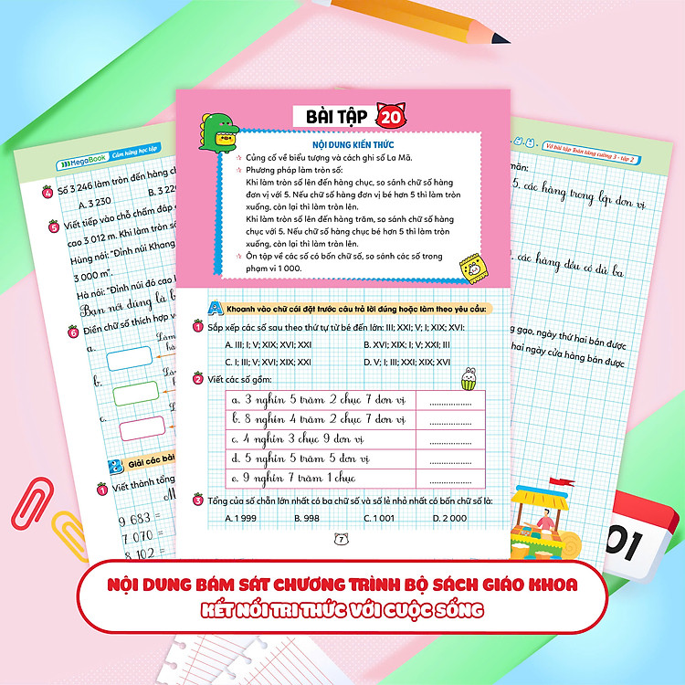 Vở bài tập Toán tăng cường lớp 3 (2 Tập) - Ảnh 7