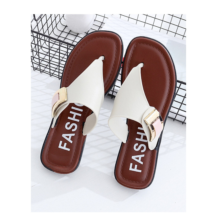 Dép Nữ Xỏ Ngón Nhựa Cao Cấp Phong Cách Hàn Quốc 3Fashion - 3194