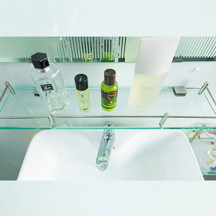 Kệ Kính Phòng Tắm Kibath Inox 304 Dày 10 Ly