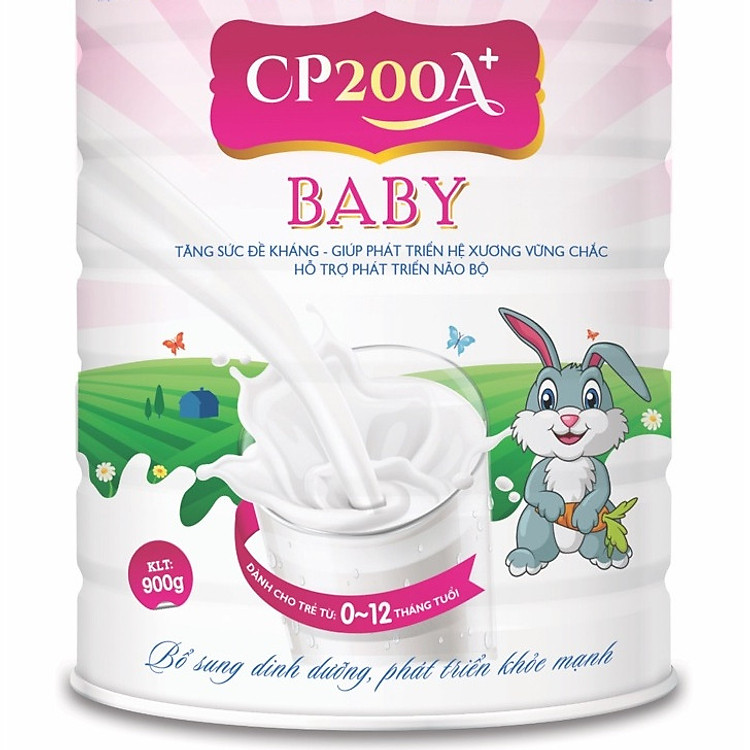 Sữa bột CP200A+ BABY :Sữa dành cho trẻ từ 0 -12 tháng tuổi loại 900 gram