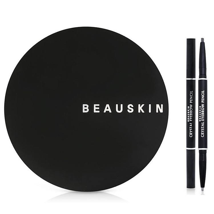 Bộ sản phẩm trang điểm 1 phấn Beauskin Collagen Hàn quốc ( 12g) + 1 chì kẻ viền môi Beauskin ( Màu ngẫu nhiên)