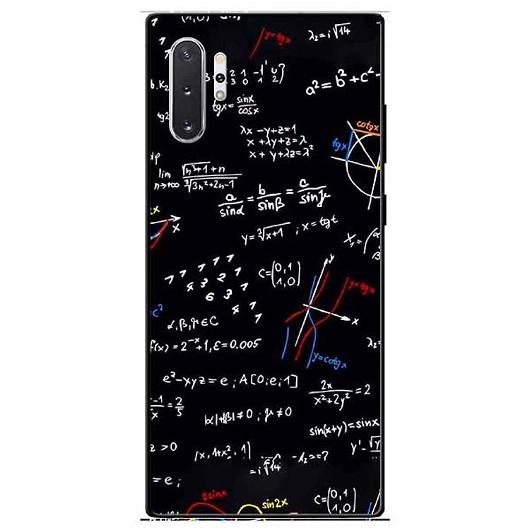 Ốp lưng in cho Samsung Note 10 Plus Mẫu Toán Học 2
