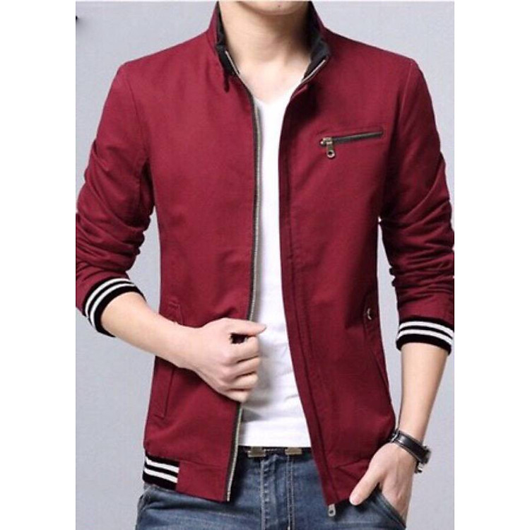 Ào khoác kaki nam tay bo