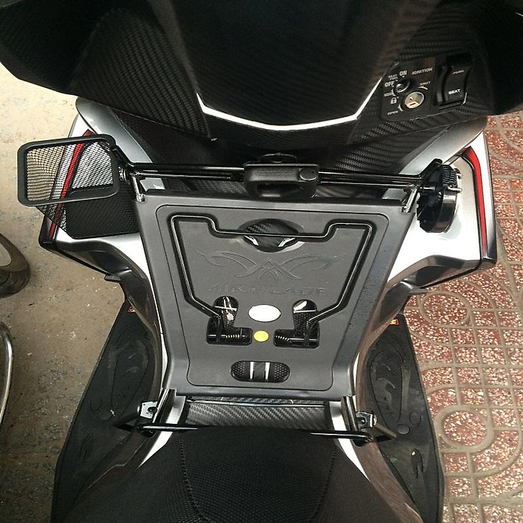 ( Hot ) Baga và giỏ nhỏ cho xe AirBlade 110-125, chất liệu sắt phủ nhựa cao cấp ( tất cả dòng xe AirBlade )