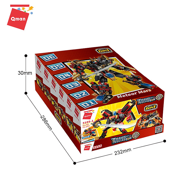 Mua Đồ chơi lắp ráp Qman 3105 - Người băng Chính hãng Giá rẻ - Hình ảnh 3