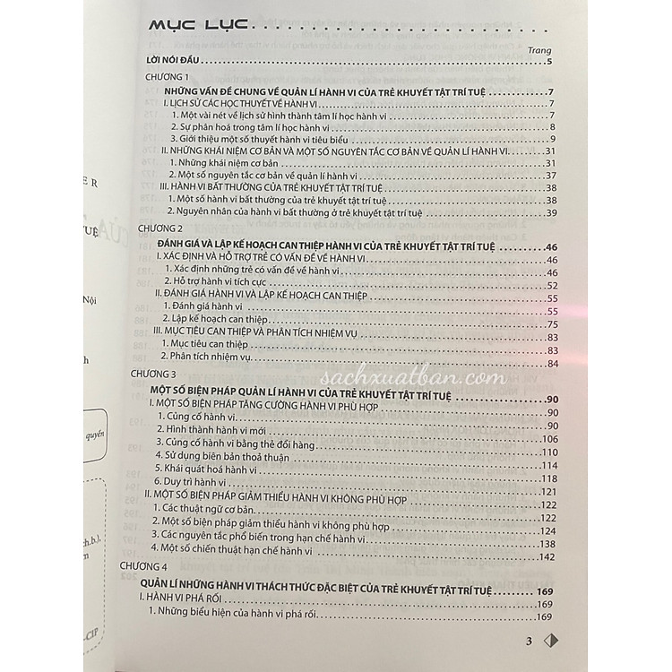 Giáo Trình Quản Lí Hành Vi Của Trẻ Khuyết Tật Trí Tuệ - Ảnh 3