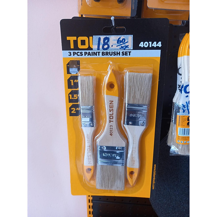 BỘ 3 CÂY CỌ SƠN 1'', 1.5'', 2'' TOLSEN 40144 - HÀNG CHÍNH HÃNG