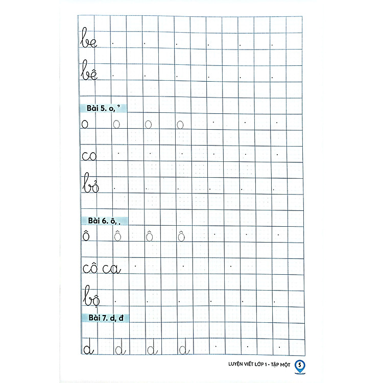 Luyện Viết Lớp 1 - Tập 1 - Ảnh 4