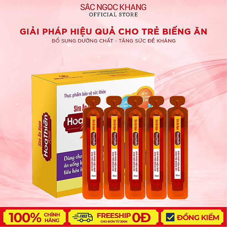 Tham Khảo tại ConCung: Siro Ăn Ngon Hoa Thiên KID 20 ống , nhận ngay nhiều Ưu đãi