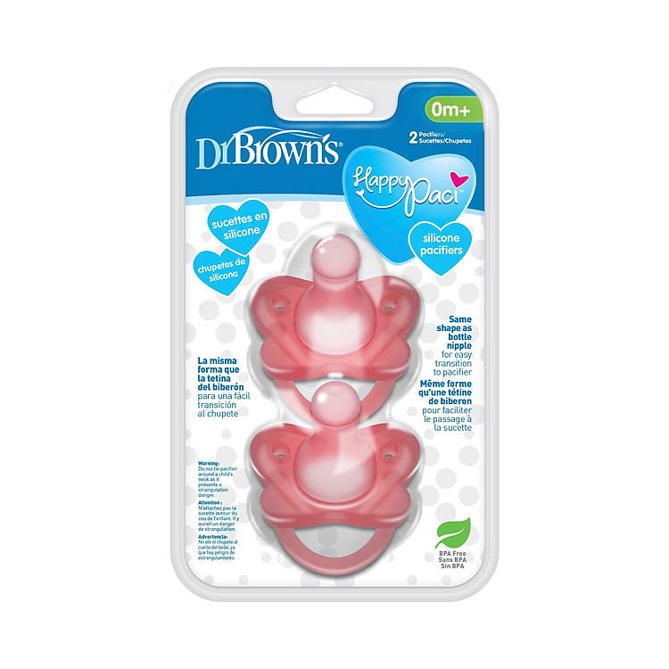 Chọn mua tại Shopee: Set 2 ty ngậm Dr Brown's silicone mua giá tốt nhất tại Shop Mall