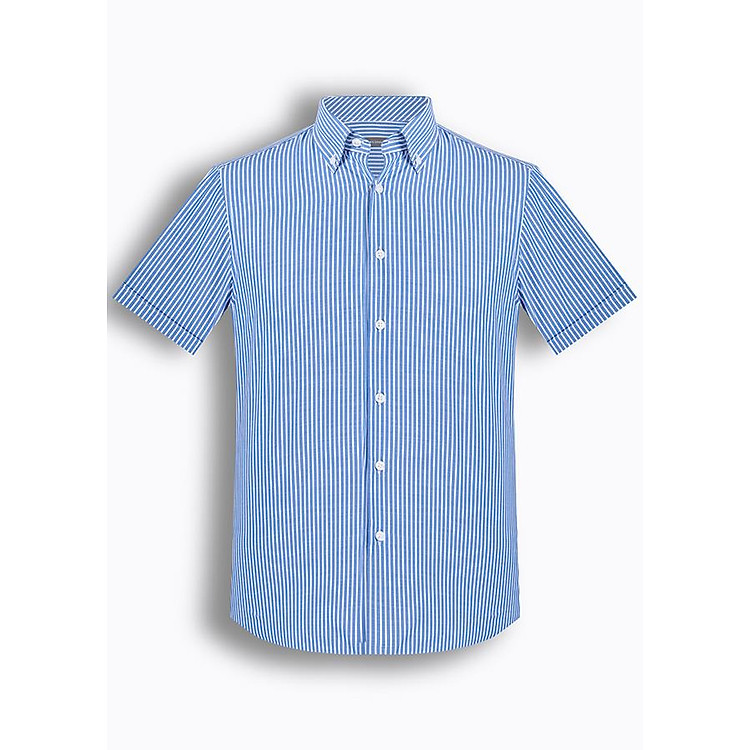 Áo Sơ Mi Nam Tay Ngắn Họa Tiết The Shirts Studio Hàn Quốc TD45F6154BL