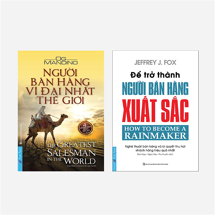 Sách Combo Người Bán Hàng Vĩ Đại Nhất Thế Giới + Để Trở Thành Người Bán Hàng Xuất Sắc - First News