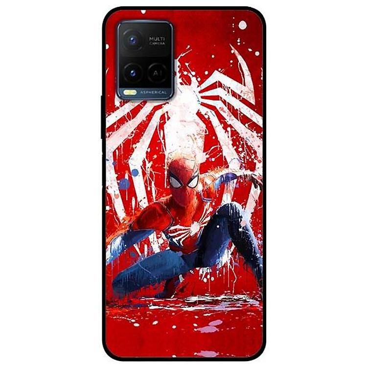 Ốp lưng dành cho Vivo Y21 - Vivo Y21s mẫu Người Nhện Trắng