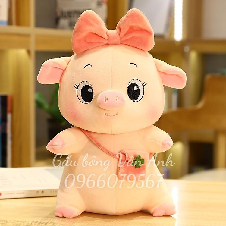 Gấu Bông Heo Đeo Túi - Heo Baby Hàng Quảng Châu Siêu Cute