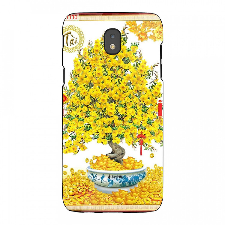 Ốp kính cường lực cho điện thoại Samsung Galaxy J5 Pro - Tranh Mai Đào MS MDAO026 - Hàng Chính Hãng