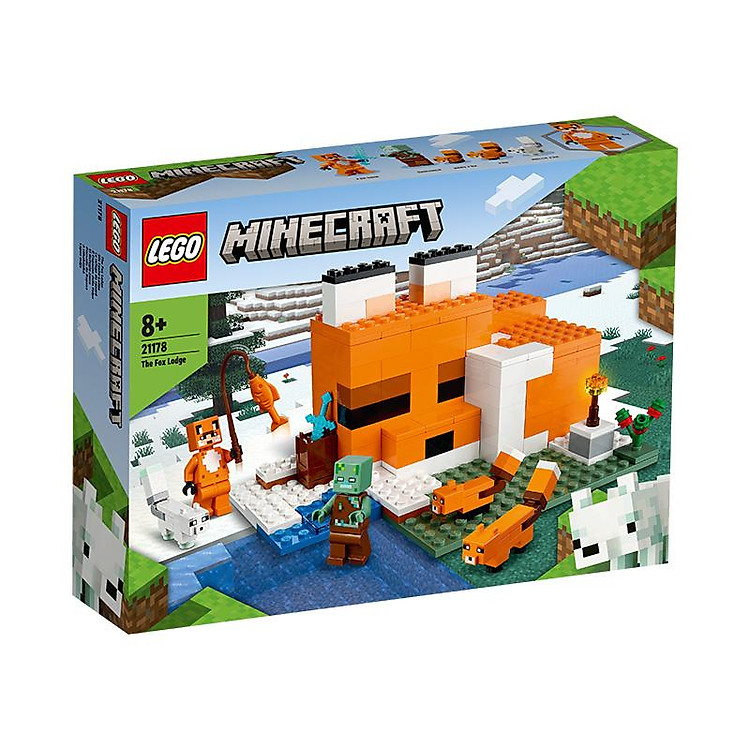 Tìm mua tại Avakids: LEGO MINECRAFT Ngôi Nhà Cáo 21178 - Ngập tràn khuyến mãi