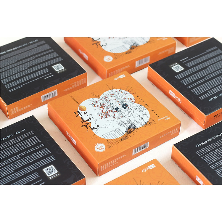 Hồng Kem Trứng Lốc Treo Gió - Đặc Sản Ngon Lành- Hộp 250g