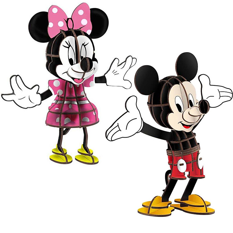 Mô hình Chuột Mickey và Chuột Minnie