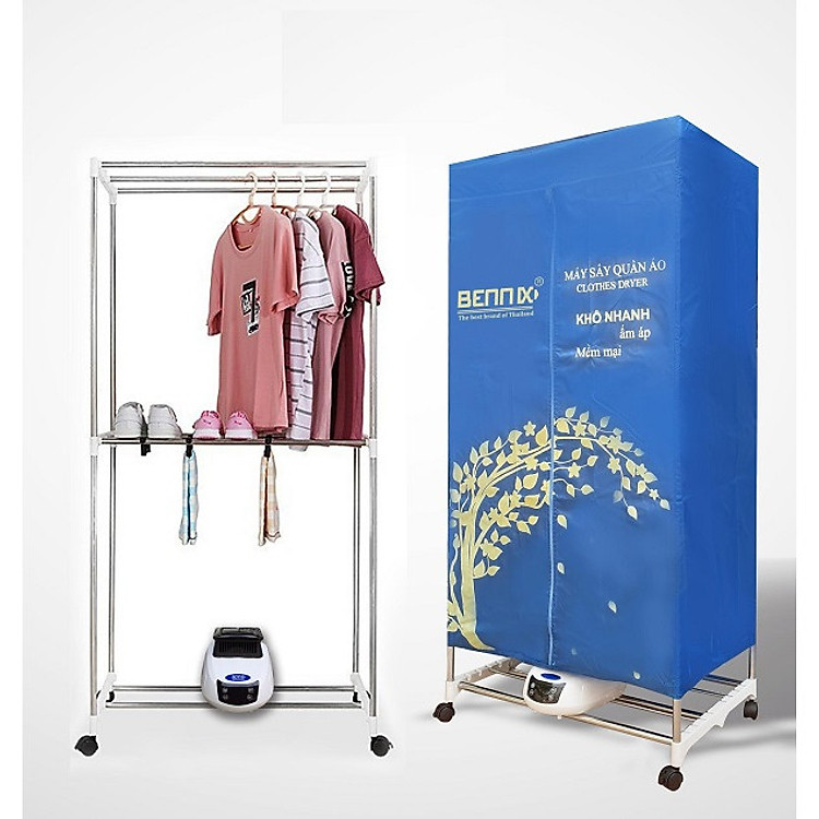MÁY SẤY QUẦN ÁO CÓ ĐIỀU KHIỂN TỪ XA BENNIX - TỦ SẤY QUẦN ÁO HÀNH CHÍNH HÃNG