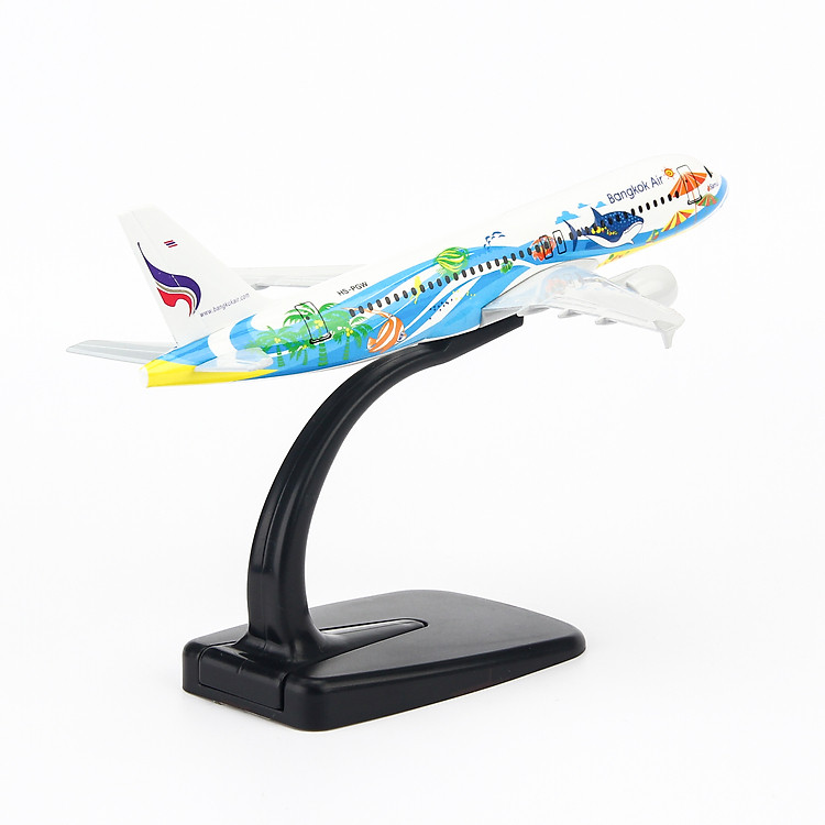 Mô hình máy bay Bangkok Airways A320 16cm Chính hãng Giá tốt - Hình ảnh 4