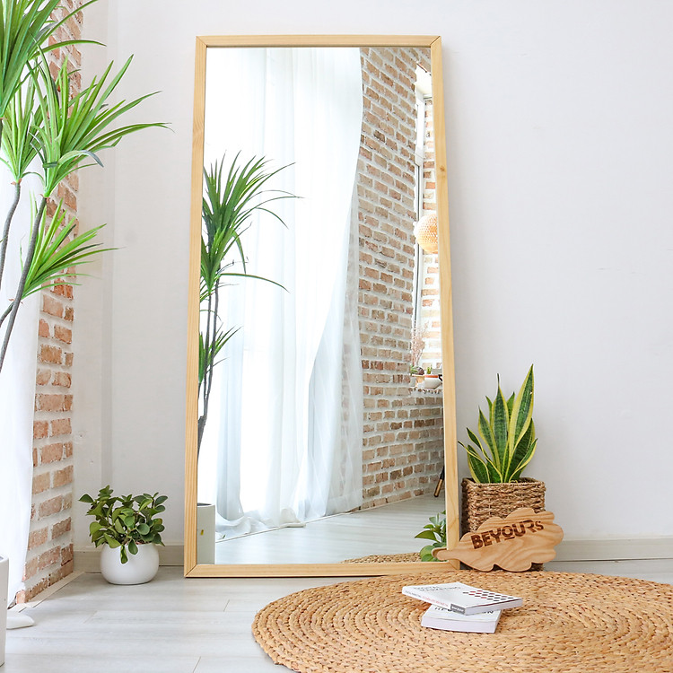 Gương Đứng Soi Toàn Thân Gỗ KBEYOURs Khổng Lồ Dựa Tường - Brixton-Mirror - Nội Thất Phòng Ngủ Phòng Làm Việc