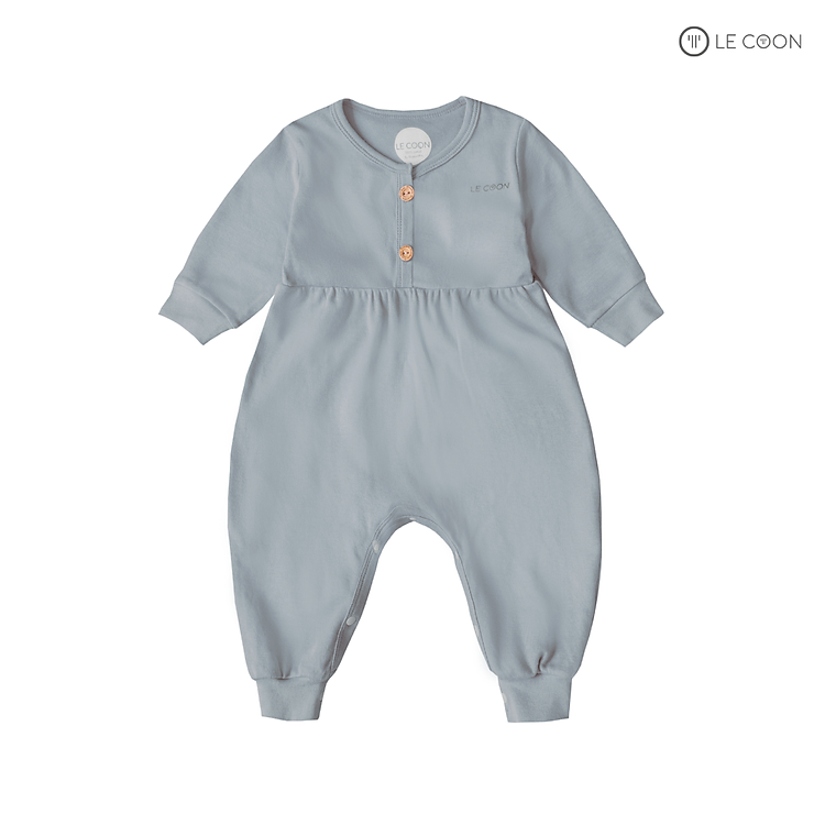 LE COON | Bodysuit Dài Bí Ngô | 3 tháng-2 tuổi