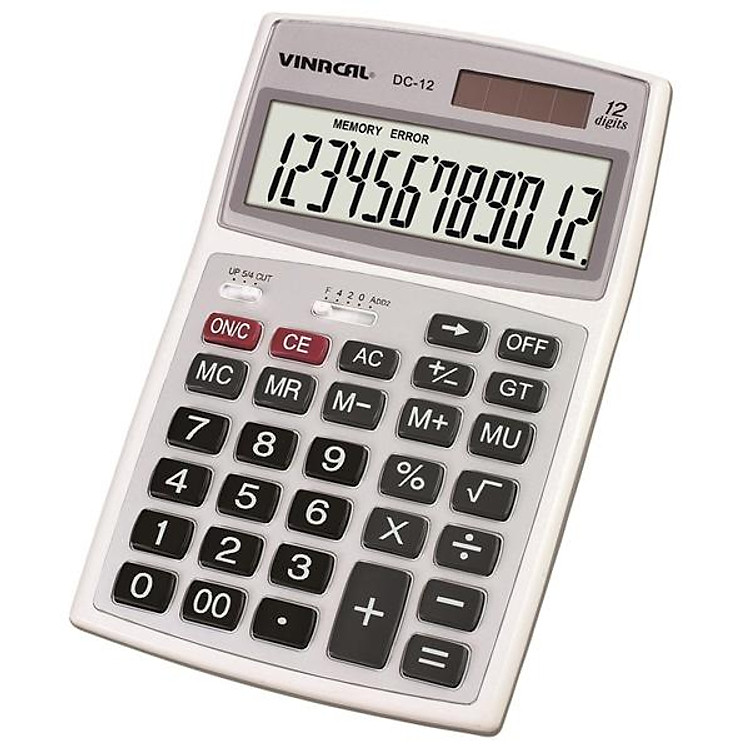 Máy Tính Vinacal DC-12 (Màu Trắng) - Ảnh 2